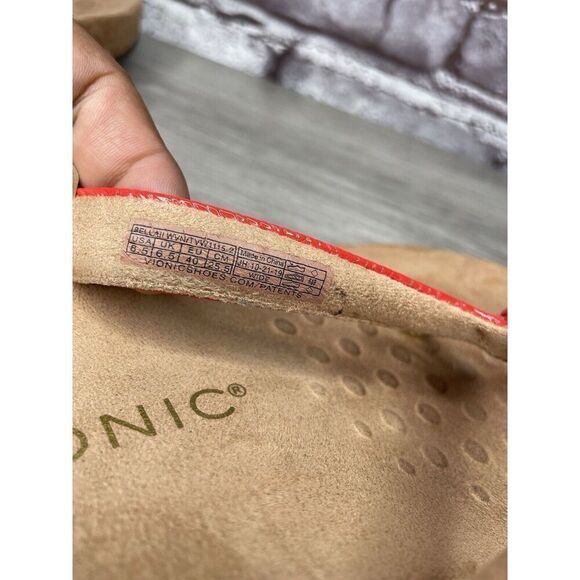 Vionic Bella 2 Red Synthetic Bow Casual Thong Sandals Women’s Sz 8.5M US/40EU - Picture 11 of 16